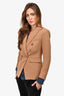 Veronica Beard Camel Double Breasted Blazer Size 2