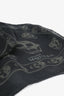 Alexander McQueen Black/Green Silk Skull Scarf