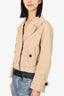 Dries Van Noten Khaki Cropped Trench Coat Size 34