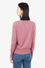 Isabel Marant Etoile Pink Cotton/Wool Crew Neck Sweater Size 40