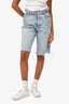 Miu Miu 2020 Blue Denim Bermuda Shorts Size 26