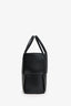 Bottega Veneta 2021 Black Intrecciato Leather Medium Arco Tote with Pouch