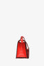 Loewe Red Leather Barcelona Mini Shoulder Bag