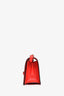 Loewe Red Leather Barcelona Mini Shoulder Bag