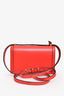 Loewe Red Leather Barcelona Mini Shoulder Bag