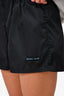 Prada Black Re-Nylon Logo Patch Shorts Size 40