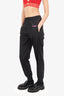 Fendi Nylon Black/Pink 'Karl Loves' Logo Jogger Track Pants Size 40