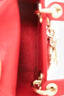 Christian Dior 2021 Red Leather Micro Lady Dior