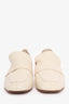 Stuart Weitzman Cream Slip On Block Heeled Shoes Size 37.5