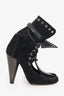 Isabel Marant Suede Tie Up Heeled Boots Size 38