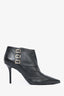 Roger Vivier Black Leather Ankle Pointed Booties Size 38.5