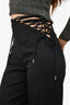 Camila Coelho Black Tie Up High Waisted 'Emmy' Pants Size XS