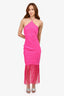 Camila Coelho Pink Fringe Dress Size XS