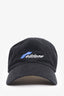 We11done Black Logo Embroidered Baseball Cap