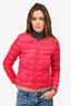 Moncler Pink Lissy Giubbotto Down Jacket Size 1