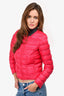 Moncler Pink Lissy Giubbotto Down Jacket Size 1