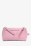 Celine Pink Grained Leather Nano Belt Bag with Strap