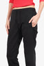 Sandro Black Drawstring Trousers Size 36