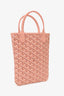 Goyard 2022 Powder Pink Goyardine Poitiers