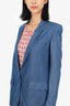 Acne Blue Single Breasted Blazer Size 36