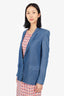 Acne Blue Single Breasted Blazer Size 36