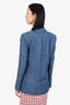 Acne Blue Single Breasted Blazer Size 36