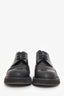 Celine Black Leather Lace up Chunky Shoes Size 36