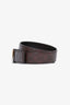 Gucci Brown Guccissima GG Leather Belt Size 85 Mens