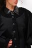 Pre-Loved Chanel™ 2016 Black Satin/Knit Embellished Evening Jacket Size 50