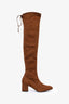 Stuart Weitzman Brown Suede Thigh High Boots Size 6.5