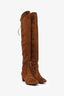 Stuart Weitzman Brown Suede Thigh High Boots Size 6.5