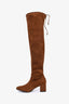 Stuart Weitzman Brown Suede Thigh High Boots Size 6.5