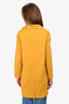 Weekend MaxMara Yellow Wool Blend 'Cucito A Mano' Coat Size 4