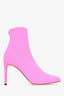 Giuseppe Zanotti Neon Pink Neoprene Sock Boots Size 40