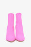 Giuseppe Zanotti Neon Pink Neoprene Sock Boots Size 40