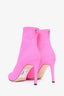 Giuseppe Zanotti Neon Pink Neoprene Sock Boots Size 40