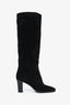 Vince Black Suede Knee High Boots Size 10