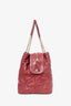 Pre-Loved Chanel™ 2011 Brick Red Quilted Leather Retro Chain Shoulder Bag (As Is)