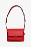 Marni Red Leather Shoulder Bag