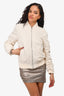 Acne Studios Cream Bomber Jacket Size 34