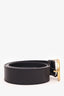 Gucci Black Leather GG Marmont Belt Size 85.34