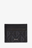 Dior Homme Black Leather CD Diamond Print Cardholder