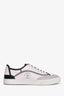 Hermès White/Grey Leather 'Get' Sneakers Size 44.5 Mens