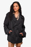 Tom Ford Black Short Trench Coat Size 58 Mens