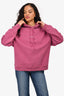 Acne Studios Pink Logo Oversized Hoodie Size M