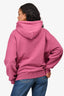 Acne Studios Pink Logo Oversized Hoodie Size M