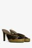 Fendi Green Translucent Sequin Embellished Heels Size 37