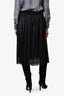 Isabel Marant Etoile Black Shimmer Midi Skirt Size 40