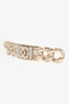 Pre-Loved Chanel™ 2021 Silver Chain Detail Crystal 'CC' Hair Clip