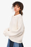 Acne Studios White Chunky Cotton Knit Sweater Size L